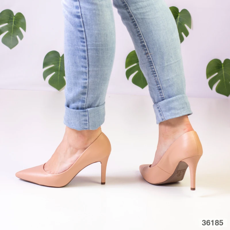 Scarpin Salto Fino Nude - Imagem 2